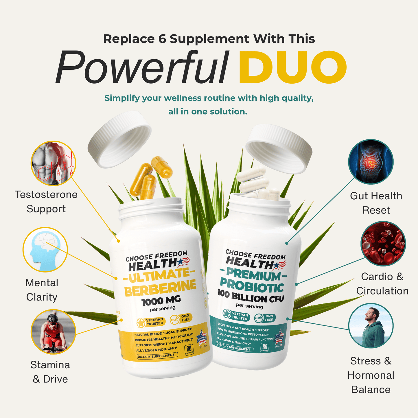 Berberine + Probiotic FREE New Customers Only