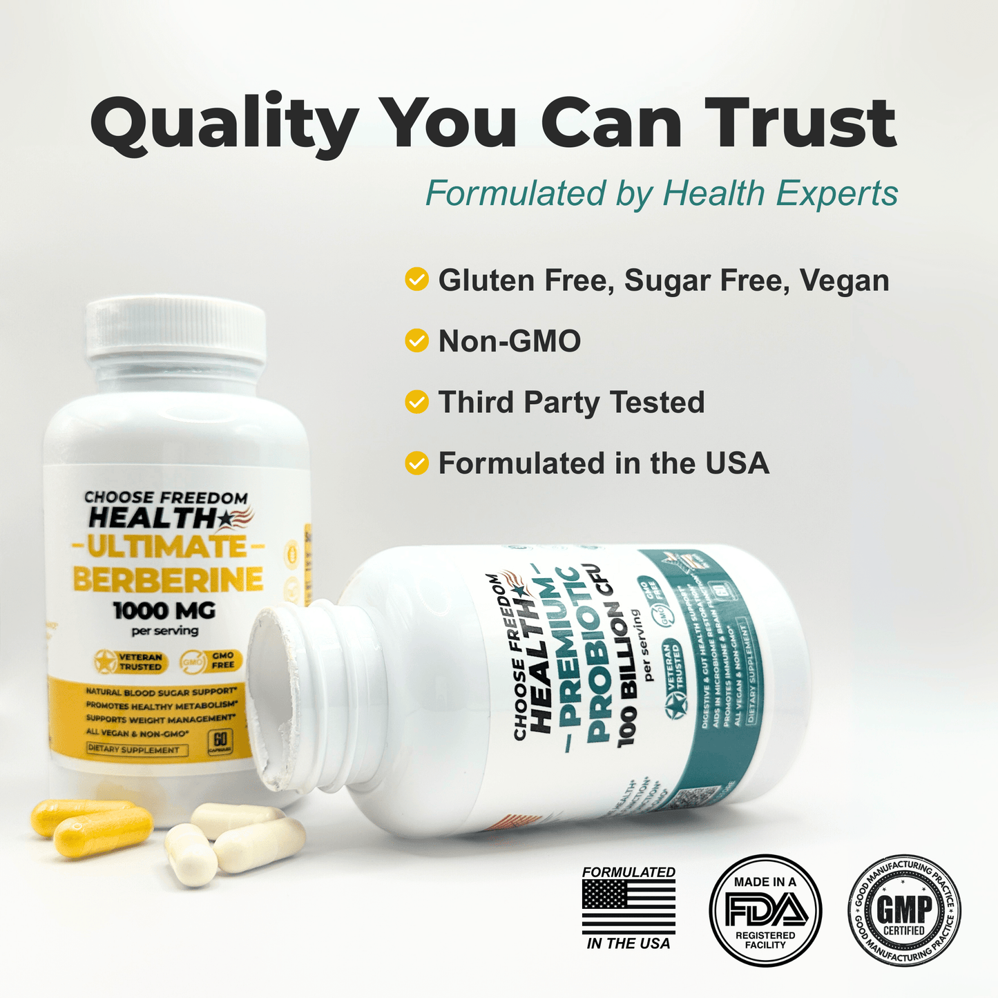 Berberine + Probiotic FREE New Customers Only