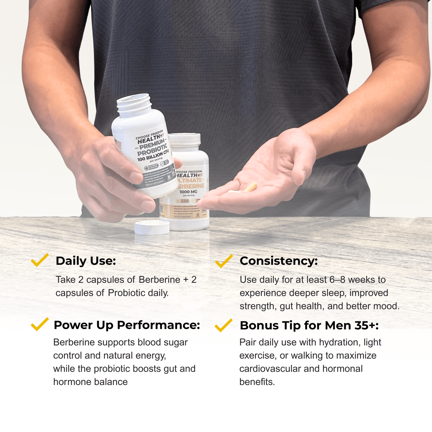 Berberine + Probiotic FREE New Customers Only