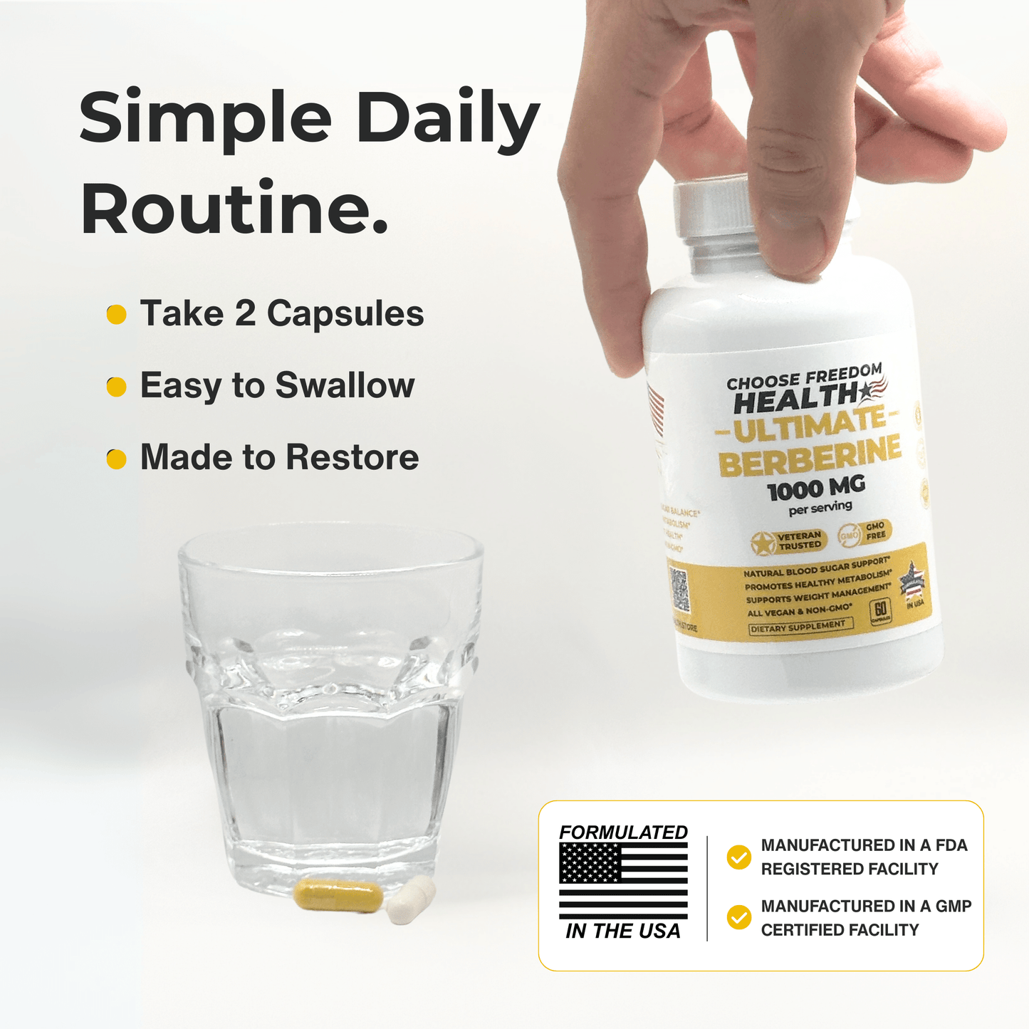 Berberine + Probiotic FREE New Customers Only