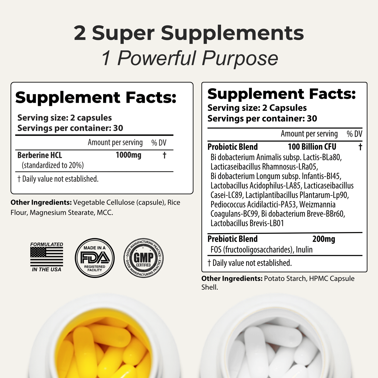 Berberine + Probiotic FREE New Customers Only