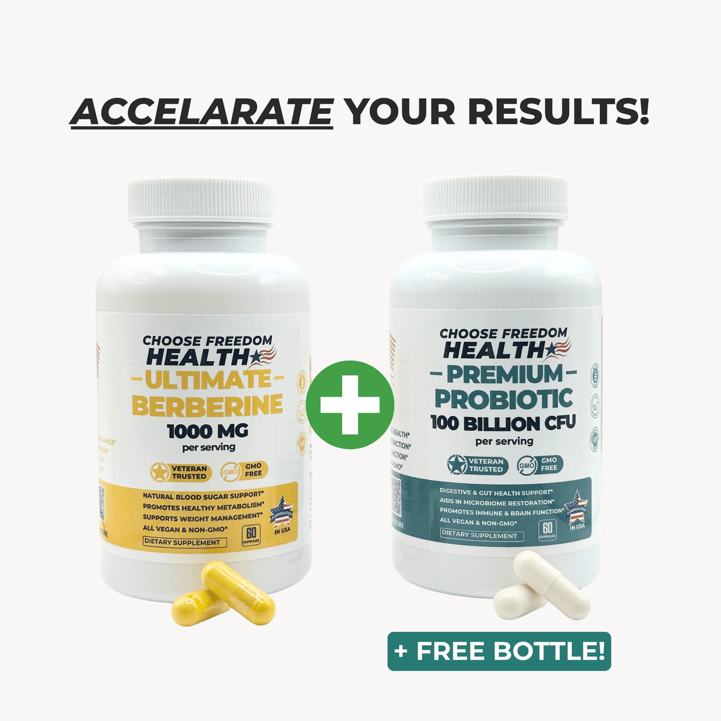 Berberine + Probiotic FREE New Customers Only