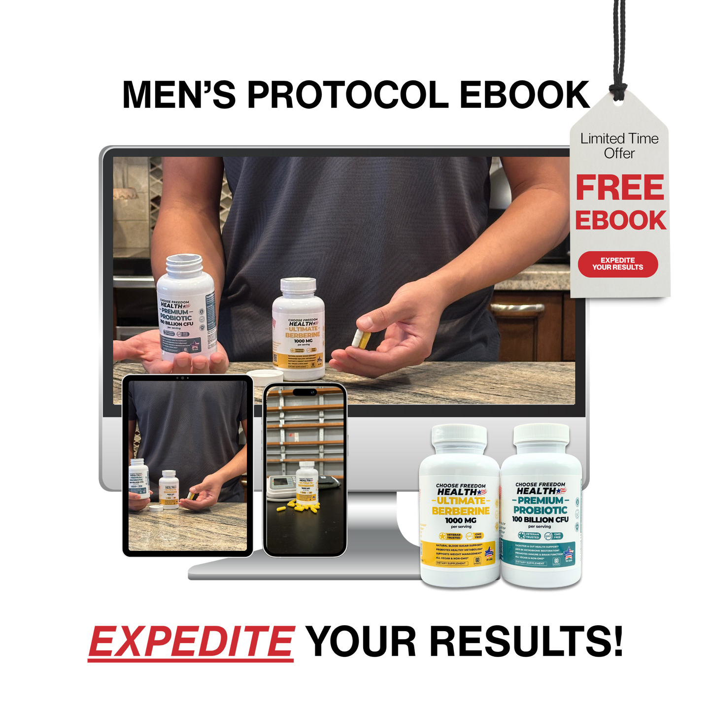 Berberine + Probiotic FREE New Customers Only