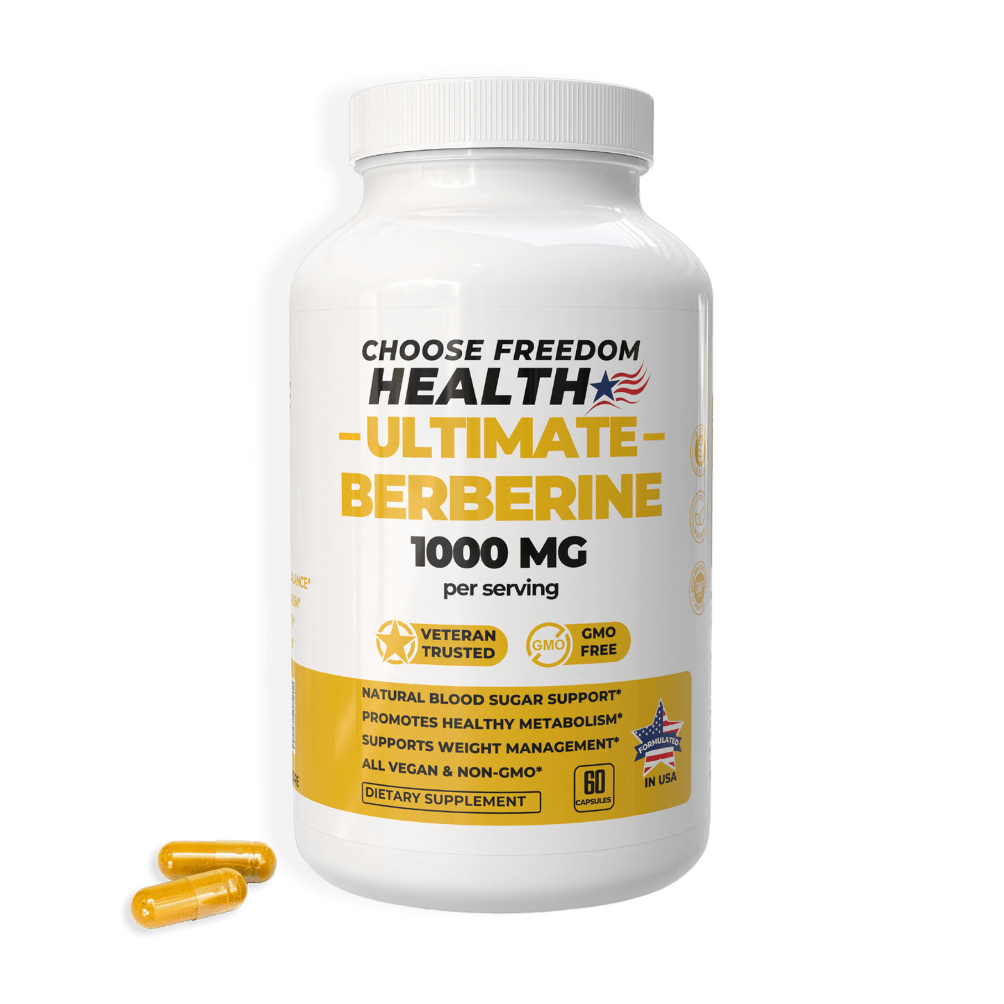 Pure Berberine HCL 1000mg Bundle