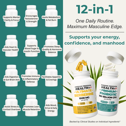 Berberine + Probiotic FREE New Customers Only