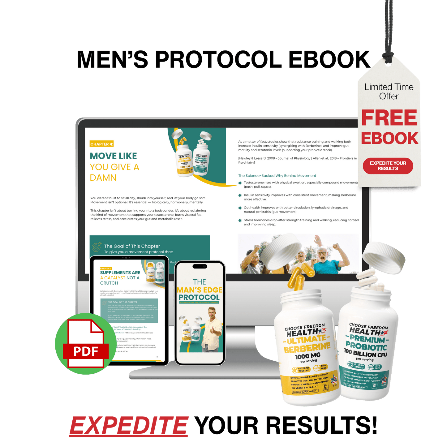 Berberine + Probiotic FREE New Customers Only