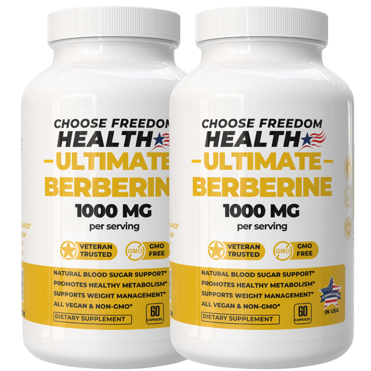Pure Berberine HCL 1000mg Bundle